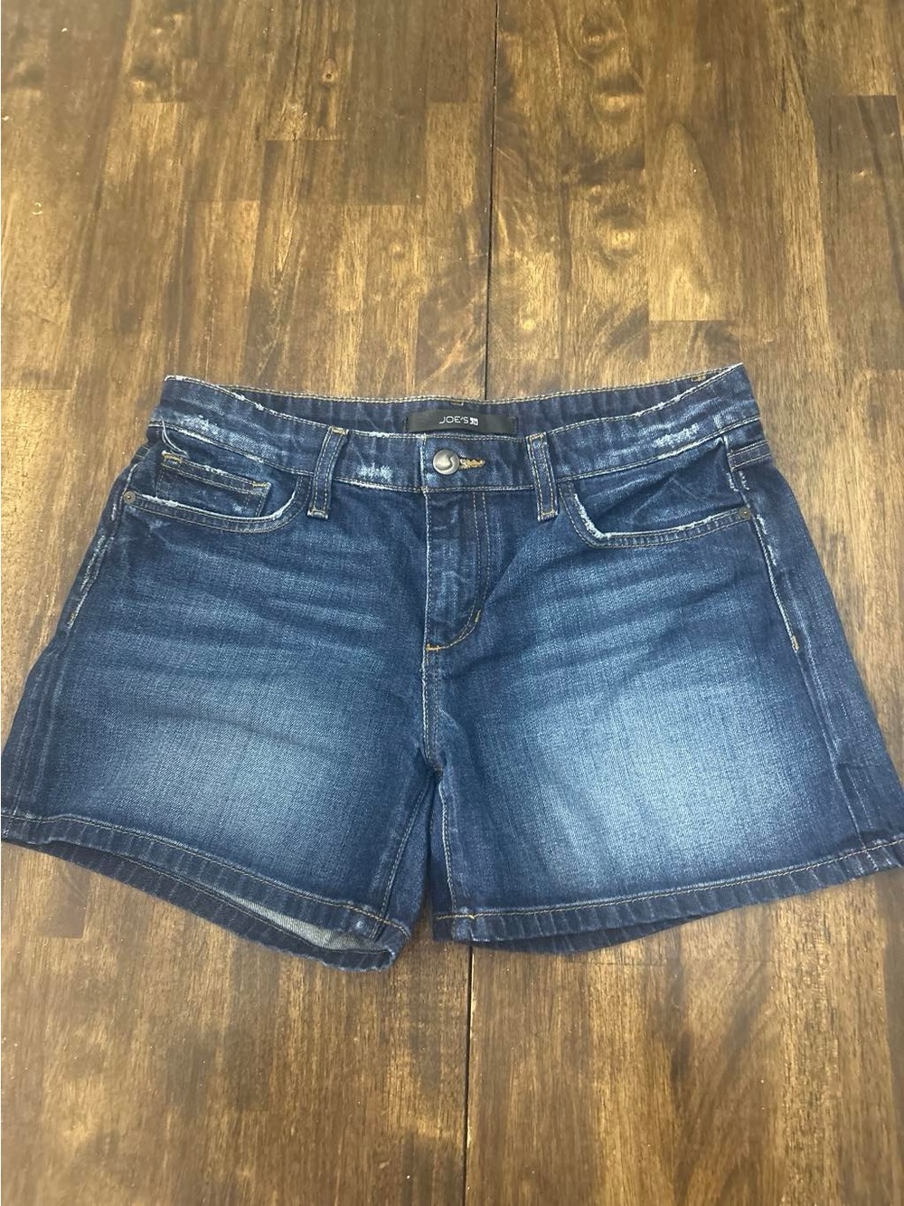 Joe's Jeans Blue Faded Denim Shorts
